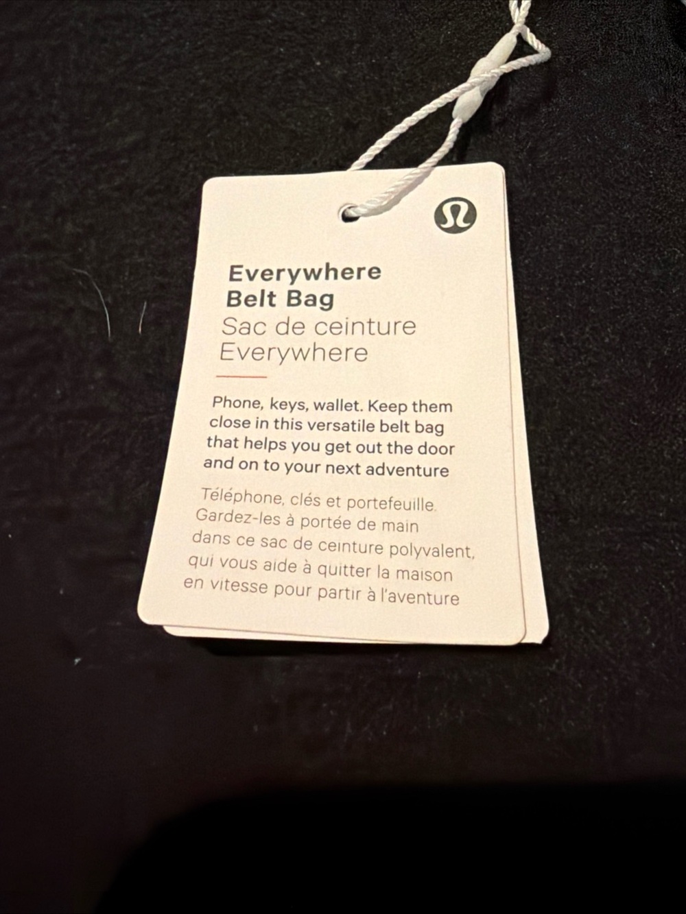 Lululemon White Everywhere Belt Bag 1L One Size - Picture 3 of 3